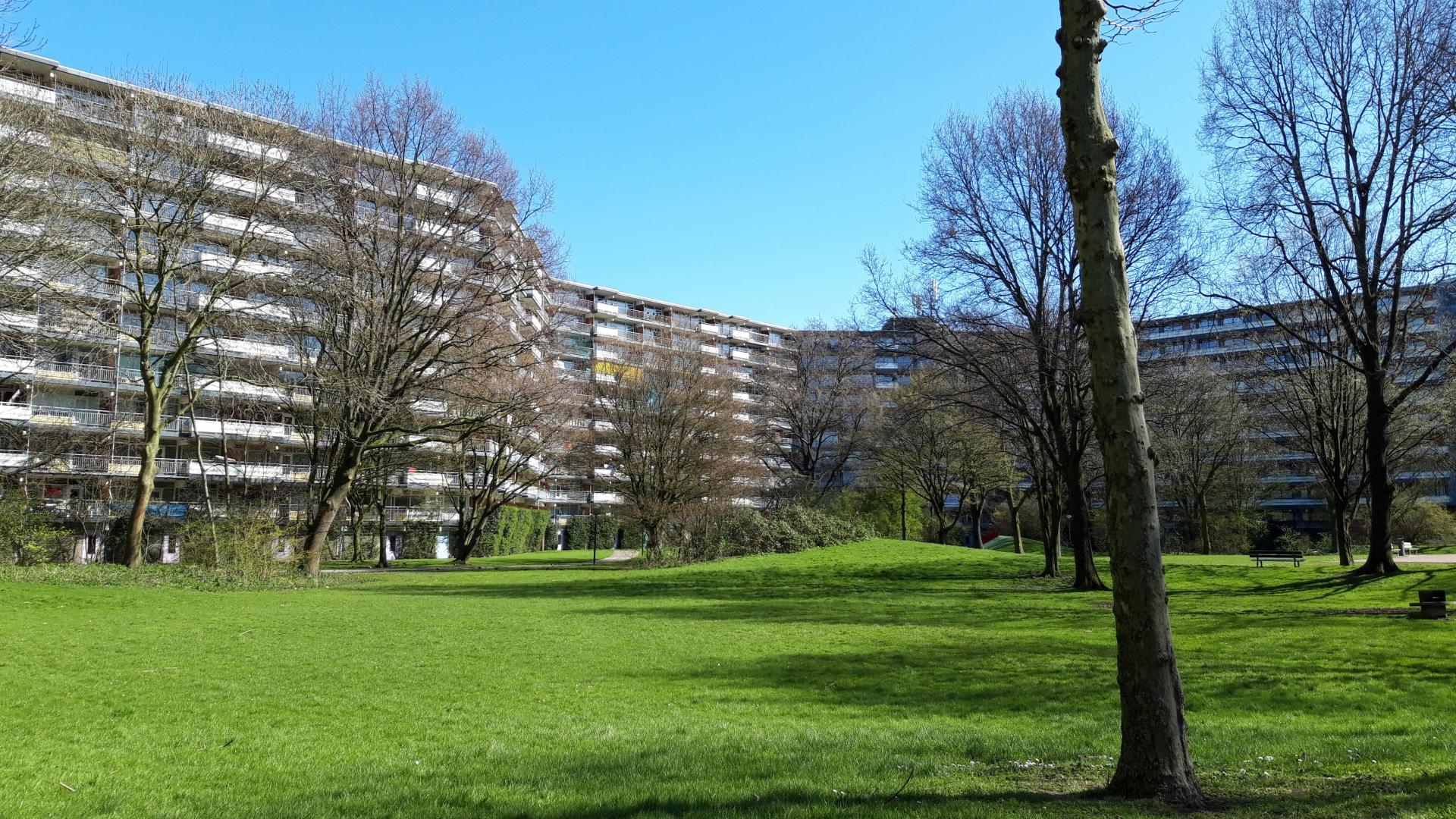 Galerijflats Hakfort, H-buurt Bijlmermeer 